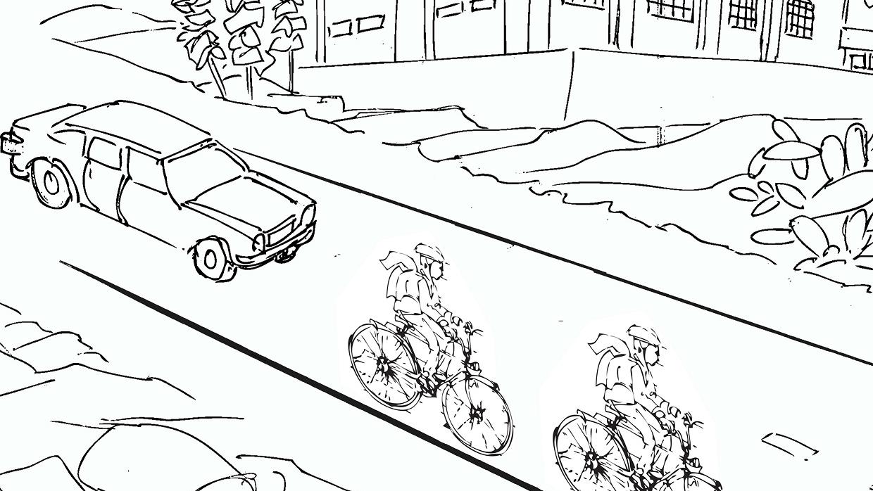 Conduite du vélo