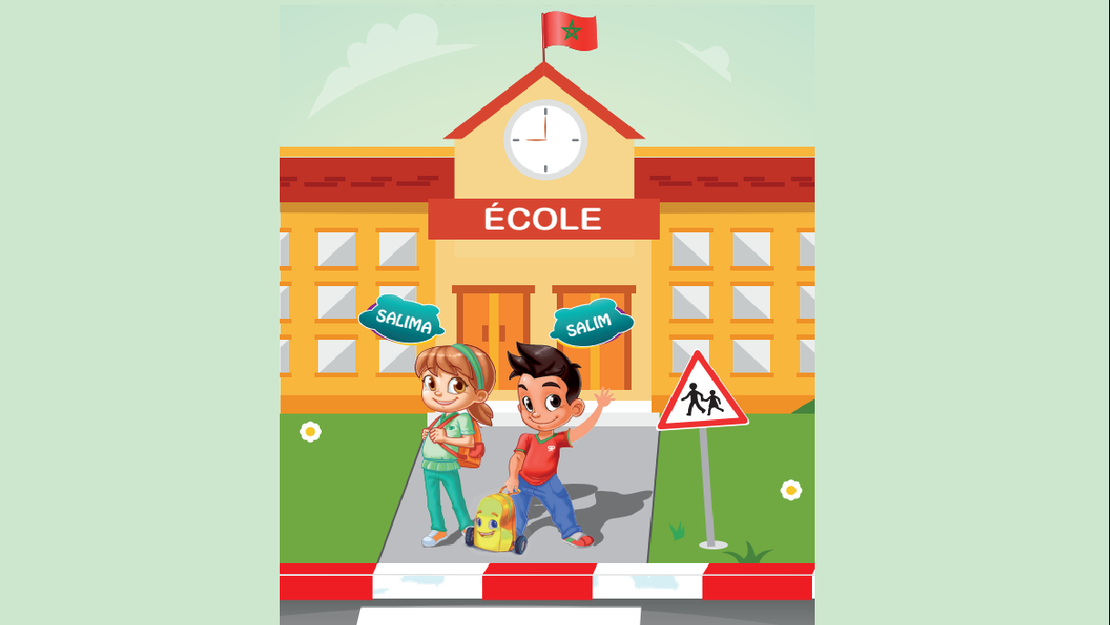 De chez moi a l'école
