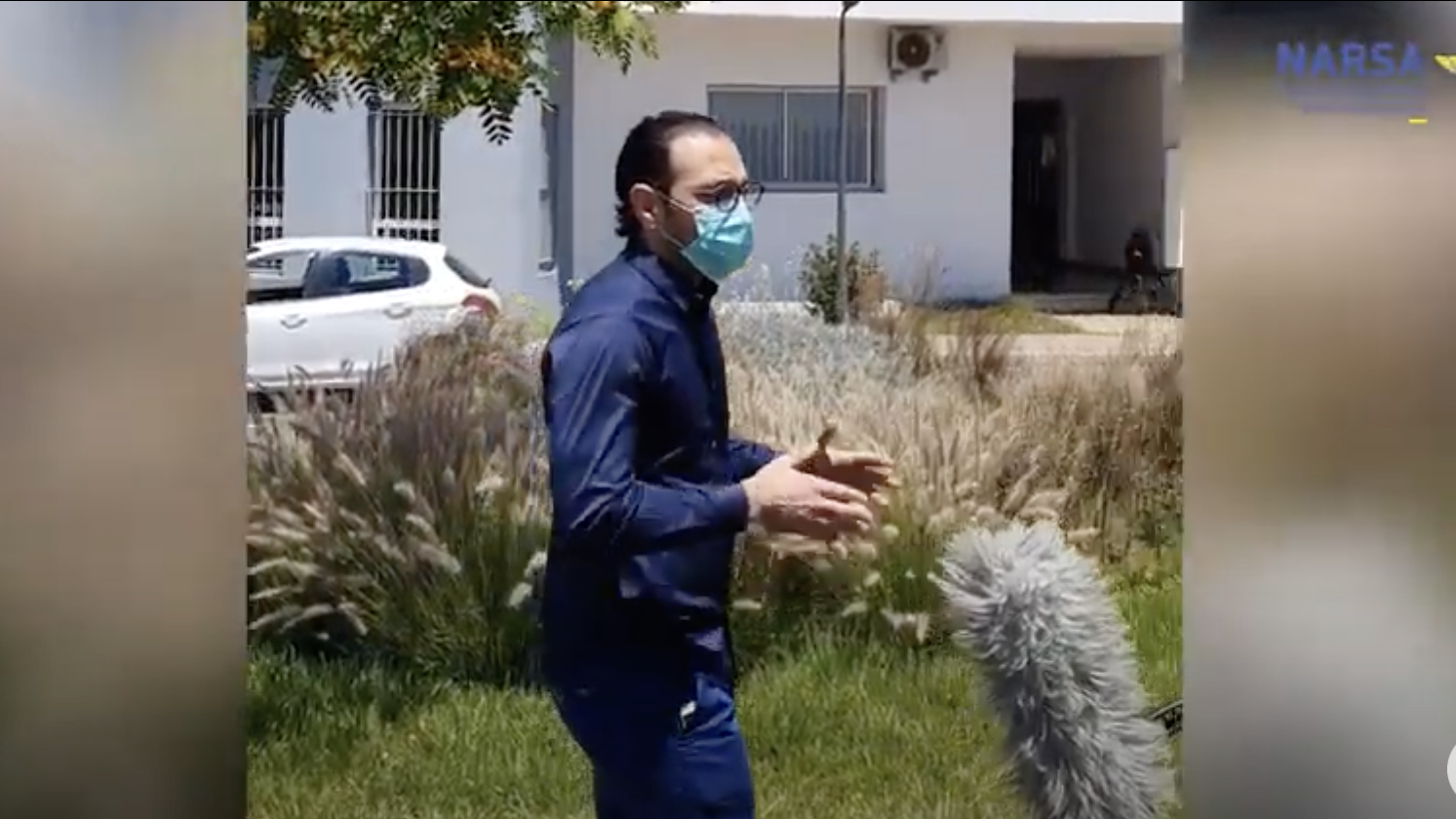 Tournage de la capsule des mesures sanitaires relatives aux examens théoriques et pratiques